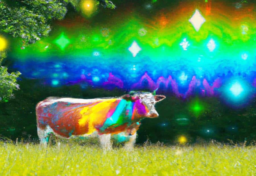 Simbolismo y significado de soñar con una vaca